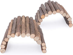 Niteangel Wooden Ladder Bridge, Hamster Mouse Rat Rodents Toy