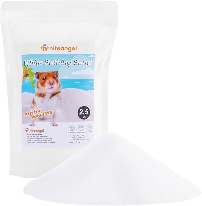 Niteangel Desert Bathing Desert Sand for Hamster Gerbil Mice or Other Small Pets