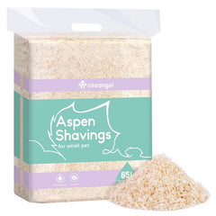 Niteangel Aspen Shaving Hamster Beddings for Syrian Dwarf Hamster Gerbil Mice Degu Rat Rabbit Bunny Guinea Pig Chinchilla Hedgehog or Other Small Pets