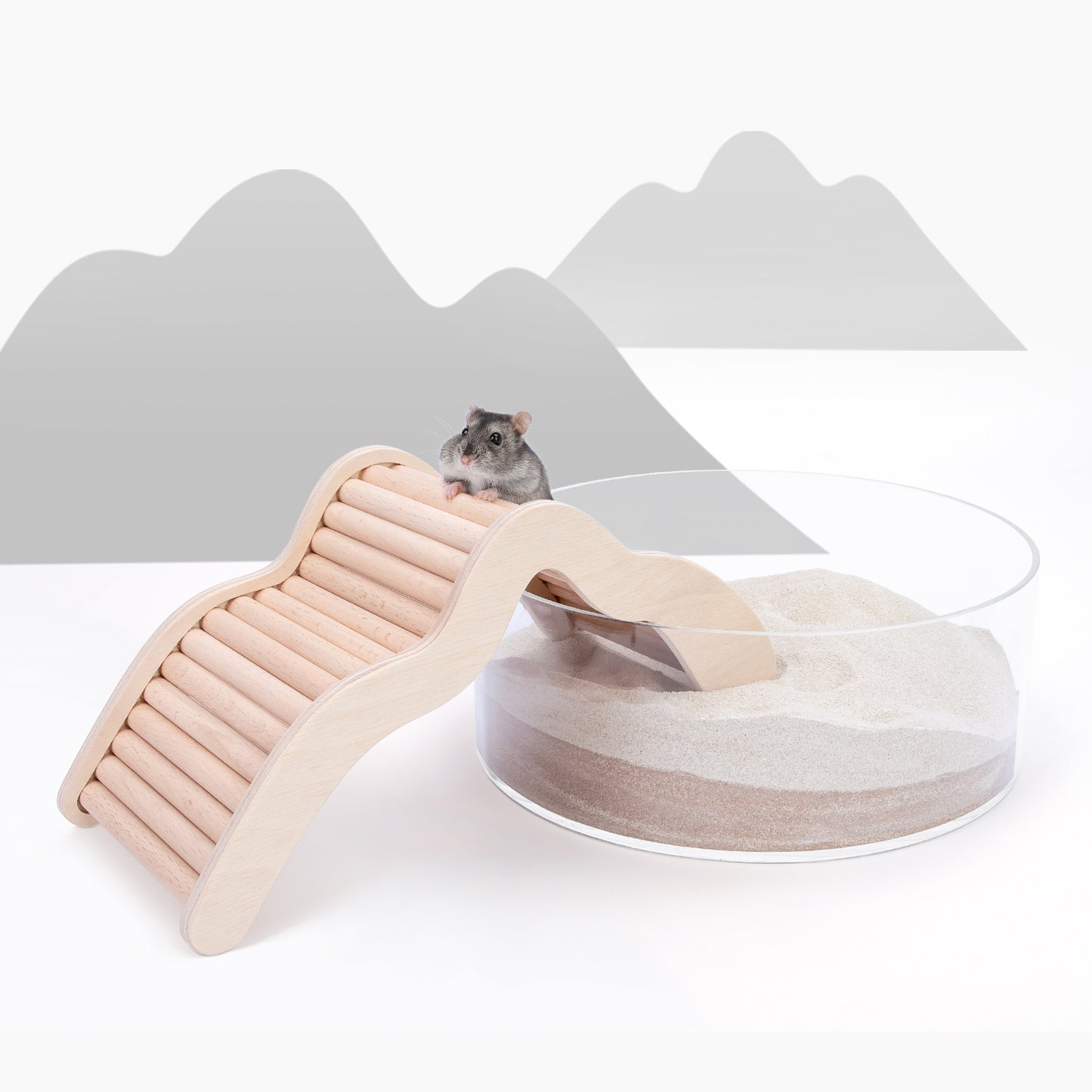 Niteangel Hamster Climbing Bridge Ladder for Hamster Aryclic SandBath Box or Other Small-Sized Pets - Niteangel Pet CA
