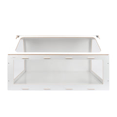 Niteangel Vista Hamster Cage W/ Oblique Opening - MDF Aspen Small Animal Cage - Niteangel Pet CA