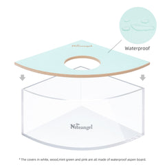 Niteangel Small Animal Sand-Bath Box - Acrylic Critter's Sand Bath Shower Room & Digging Sand Container〔Triangle〕 - Niteangel Pet CA
