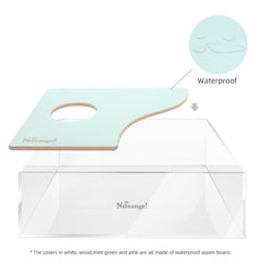 Niteangel Small Animal Sand-Bath Box - Acrylic Critter's Sand Bath Shower Room & Digging Sand Container〔Rectangle〕 - Niteangel Pet CA