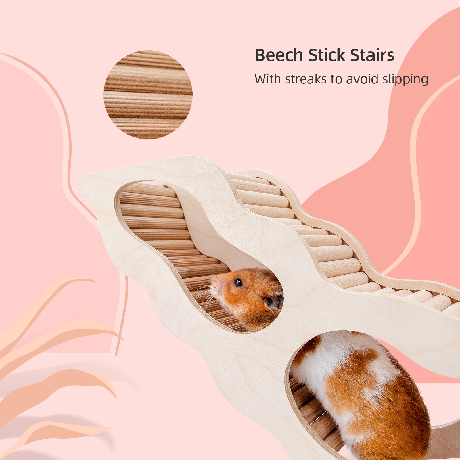 Niteangel Hamster Underground Tunnel w/ Climbing Ladder - Niteangel Pet CA