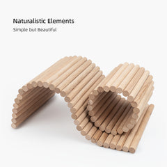 Niteangel Hamster Climbing Ladder Beech Bendy Bridge for Small Animals - Niteangel Pet CA