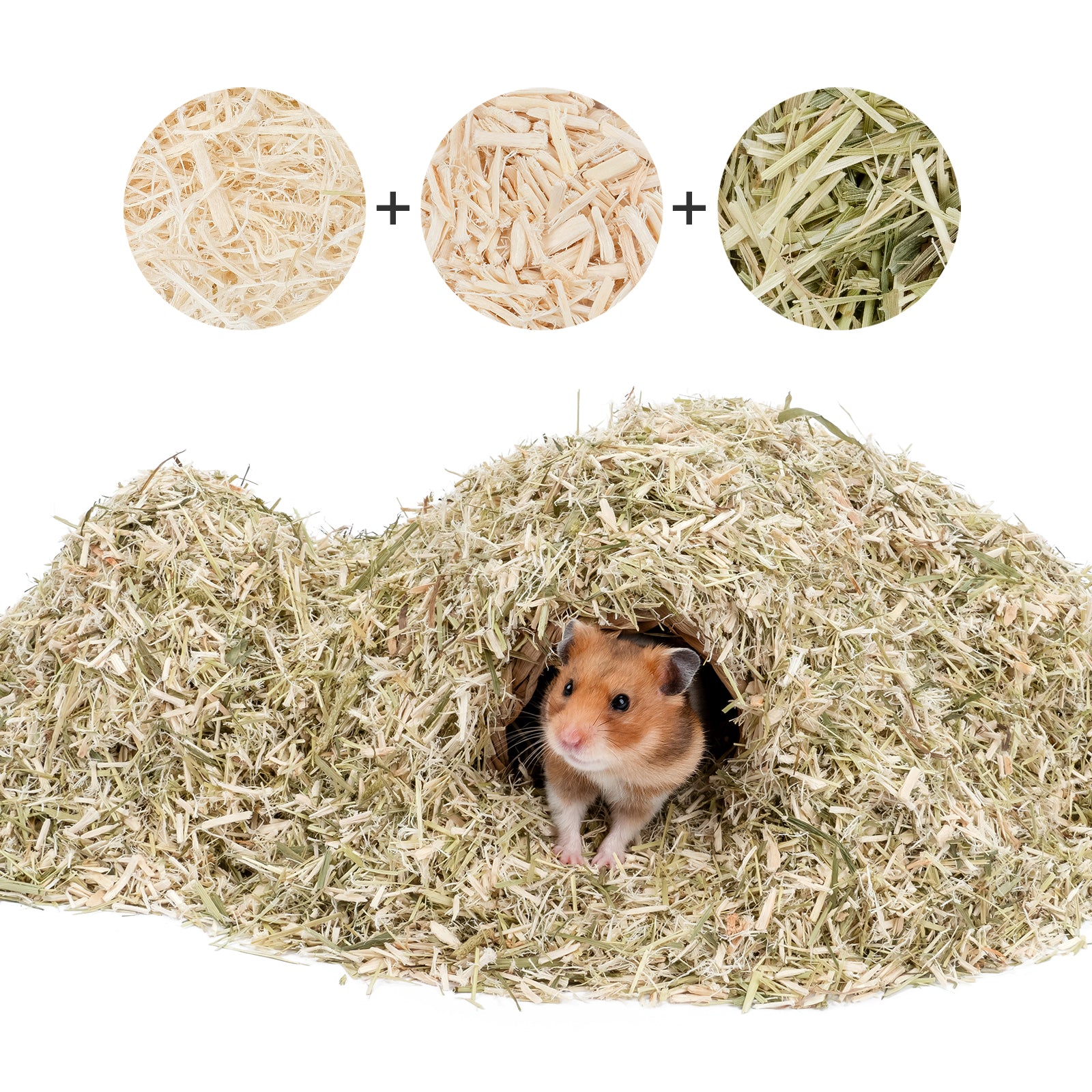 Niteangel Cozy Mix Natural & Soft Hamster Bedding1.0 - Niteangel Pet CA