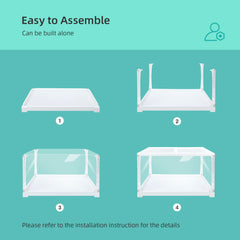 Niteangel Stacker Series Hamster Cage: - Stackable & Large Glass Terrarium - Niteangel Pet CA