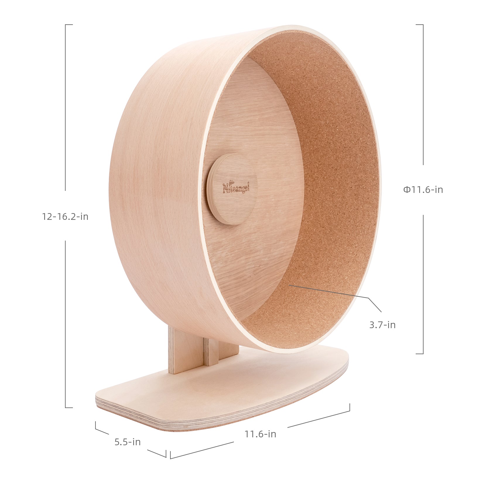 Niteangel Wooden Hamster Exercise Wheel - Niteangel Pet CA