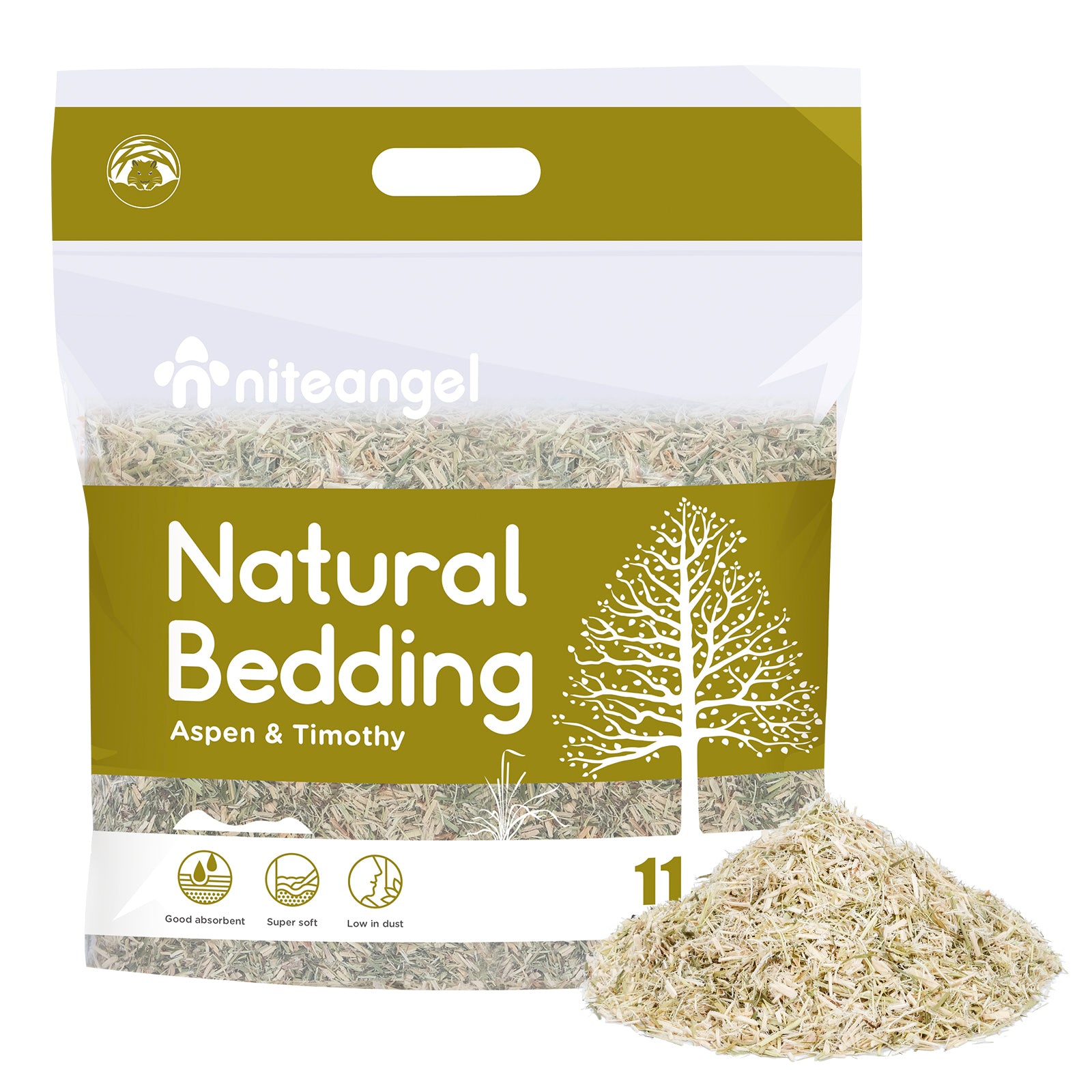 Niteangel Cozy Mix Natural & Soft Hamster Bedding1.0 - Niteangel Pet CA