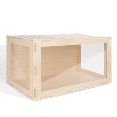 Niteangel Bigger World MDF Terrarium Aspen Poplar Wooden Enclosure for Syrian and Dwarf Hamsters - Niteangel Pet CA