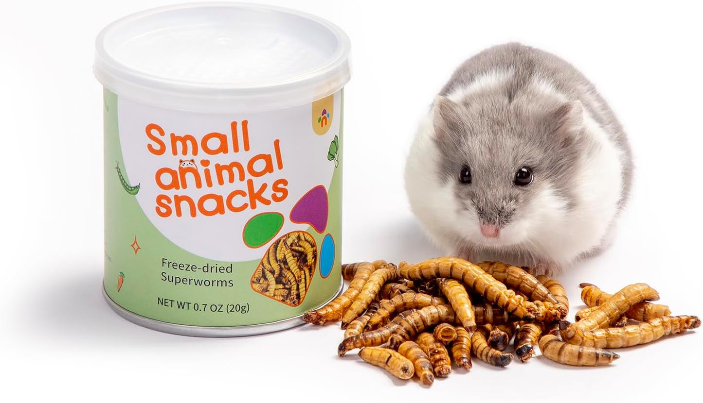Niteangel Hamster Snack Toy - Natural treats for small animals for dwarf Syria robot hamsters, gerbils, rats or other small pets