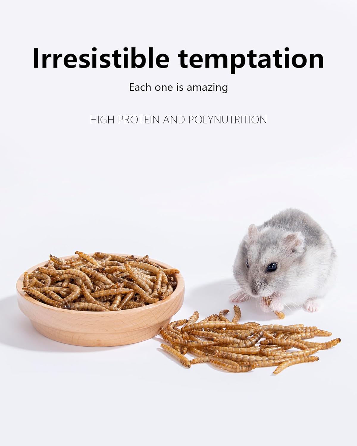 Niteangel Hamster Snack Toy - Natural treats for small animals for dwarf Syria robot hamsters, gerbils, rats or other small pets