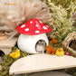 Niteangel Ceramic Hamster Habitat Hideout (Mushroom-Shaped)