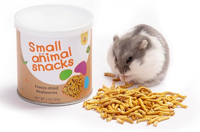 Niteangel Hamster Snack Toy - Natural treats for small animals for dwarf Syria robot hamsters, gerbils, rats or other small pets