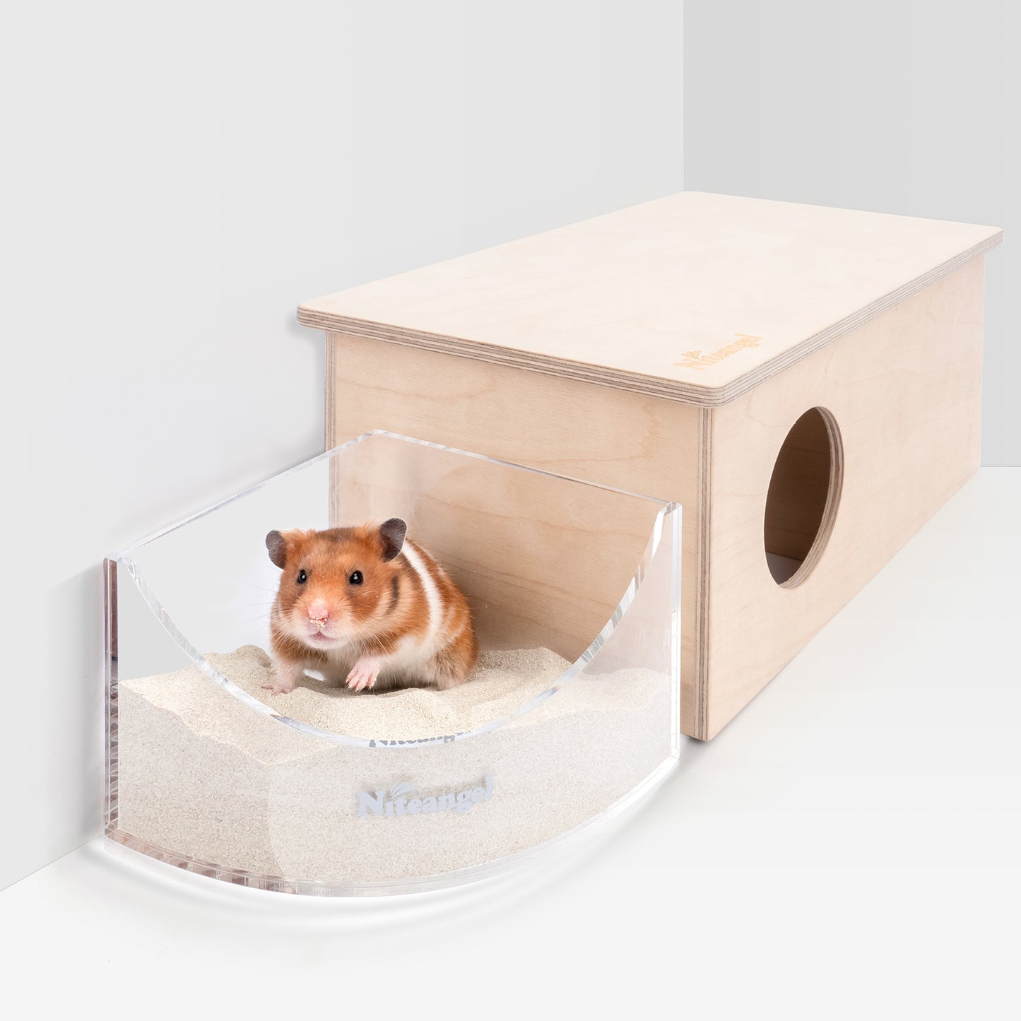 Niteangel Small Animal Multi-Chamber Sandbath - Niteangel Pet CA