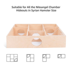 Niteangel Small Animal Multi-Chamber Sandbath - Niteangel Pet CA