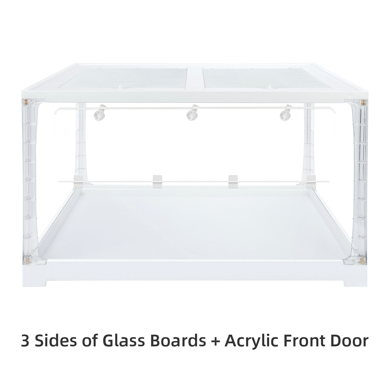 Niteangel Stacker Series Hamster Cage: - Stackable & Large Glass Terrarium - Niteangel Pet CA