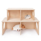 Niteangel Hamster Secret Peep Shed 2-Chamber Hideout & Tunnel Exploring Toys - Niteangel Pet CA