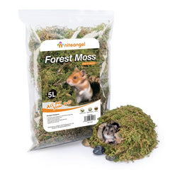 Niteangel Forest Moss Soft Natural Moss Bedding Nesting for Small Pet - Niteangel Pet CA