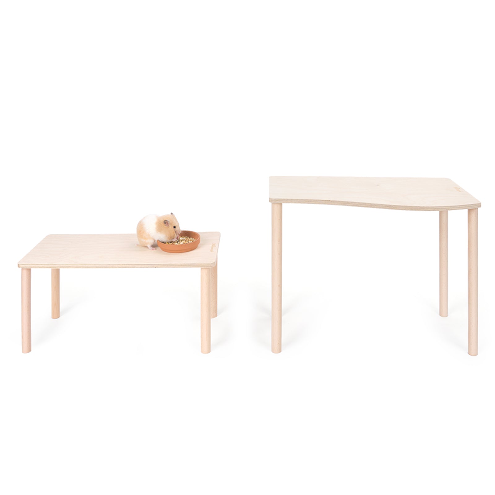 Niteangel Hamster Play Wooden Platform - Niteangel Pet CA