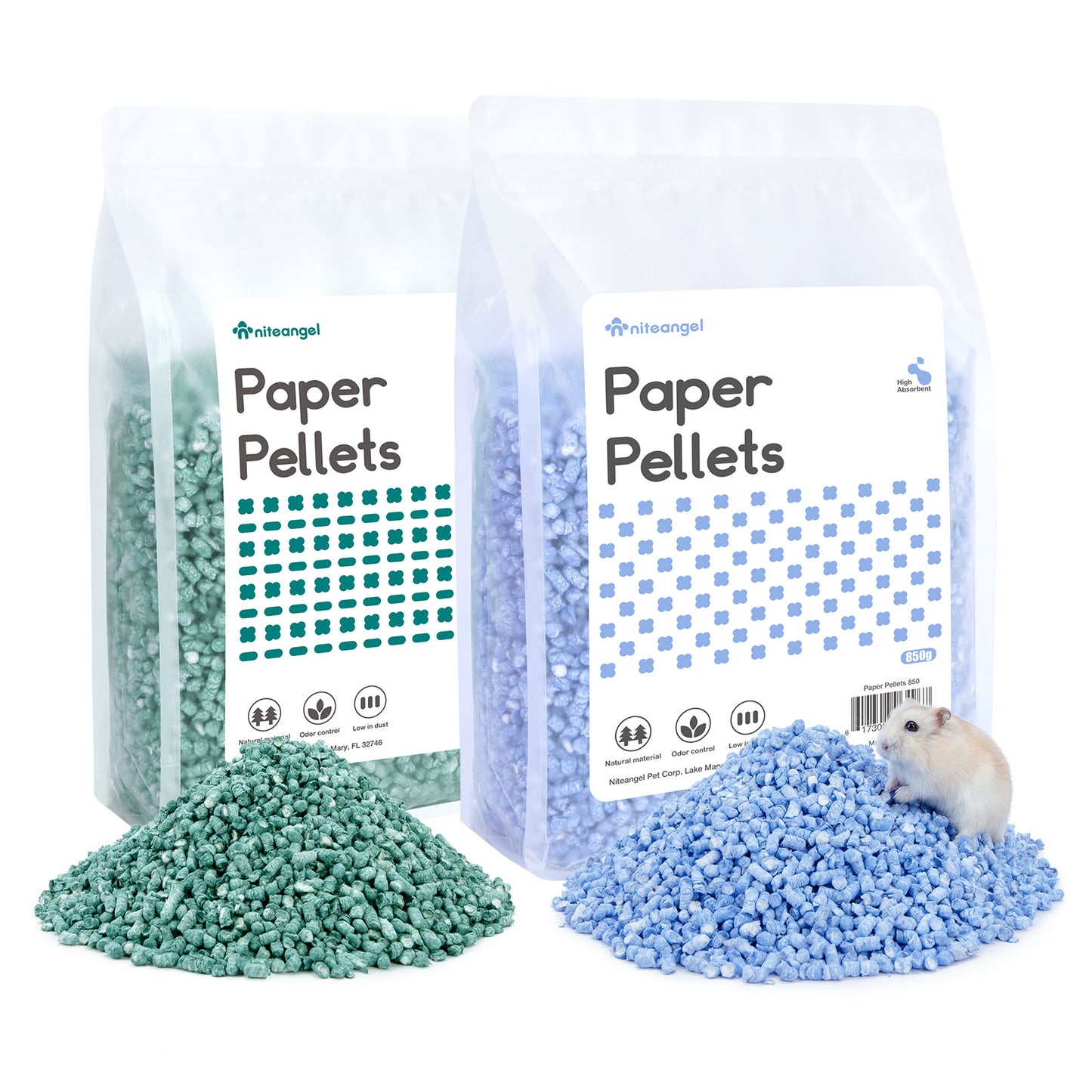 Niteangel Hamster Paper Pellets Bedding - Niteangel Pet CA