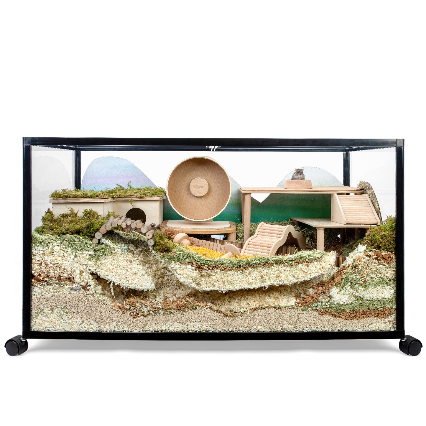 Niteangel Hamster Play Wooden Platform - Niteangel Pet CA