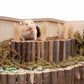 Niteangel Wooden Ladder Bridge, Hamster Mouse Rat Rodents Toy, Small Animal Chew Toy - Niteangel Pet CA