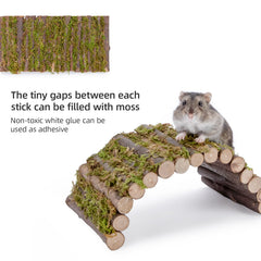 Niteangel Wooden Ladder Bridge, Hamster Mouse Rat Rodents Toy - Niteangel Pet CA