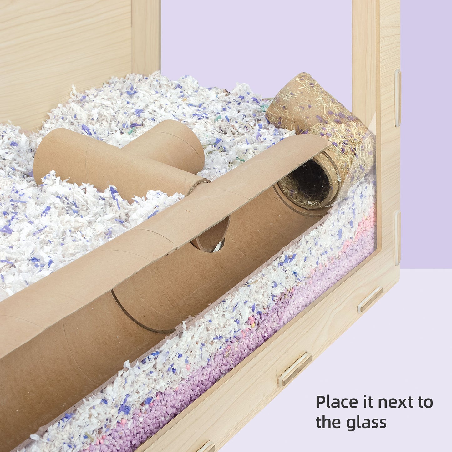 Niteangel Hamster Cardboard Paper Tunnel Set - DIY & Build Unique Tube Burrow as Hideout for Small Sized Animals - Niteangel Pet CA