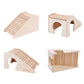 Niteangel Hamster House w/ Climbing Ladder (Trapezium-Shaped Hamster Hut) - Niteangel Pet CA