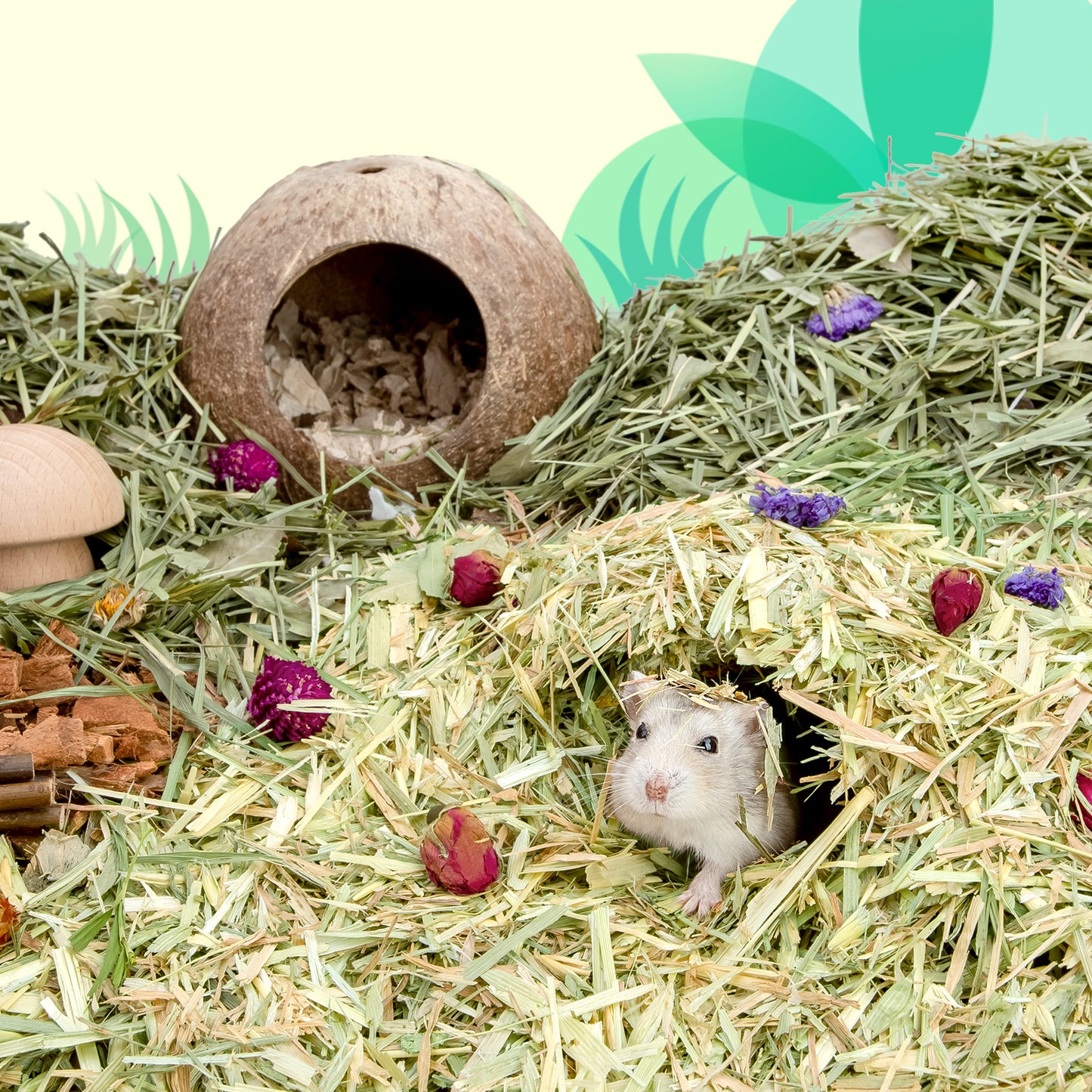 Niteangel Natural & Soft Hamster Bedding〔Forest Floor Series〕 - Niteangel Pet CA