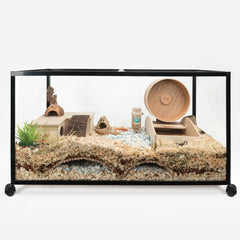 Niteangel Hamster Climbing Ladder Beech Bendy Bridge for Small Animals - Niteangel Pet CA