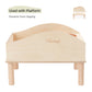 Niteangel Large Wooden Sand Bath with Hideout and Food Bowl for Hamsters - Niteangel Pet CA