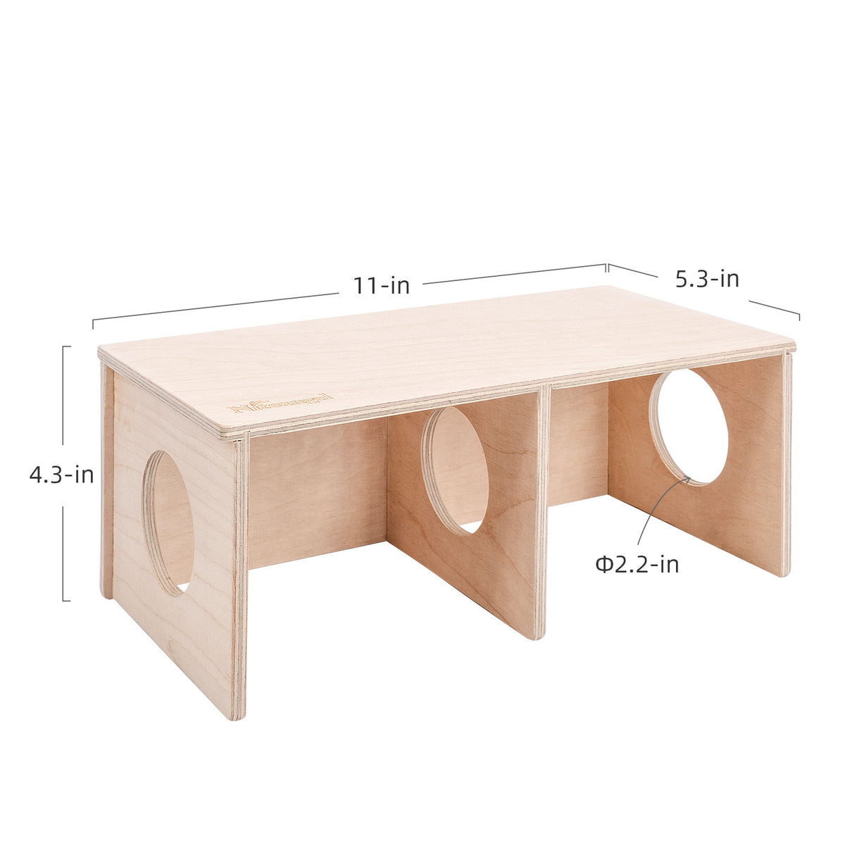 Niteangel Hamster Secret Peep Shed 2-Chamber Hideout & Tunnel Exploring Toys - Niteangel Pet CA