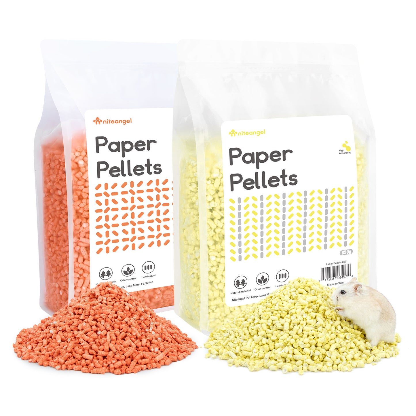 Niteangel Hamster Paper Pellets Bedding - Niteangel Pet CA