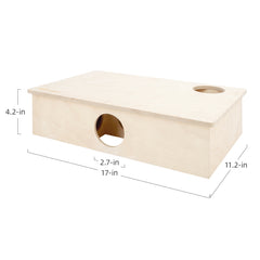 Niteangel Multi-Chamber Hamster House Maze: Multi-Room Hideouts & Tunnel Exploring Toys〔6-Room〕 - Niteangel Pet CA