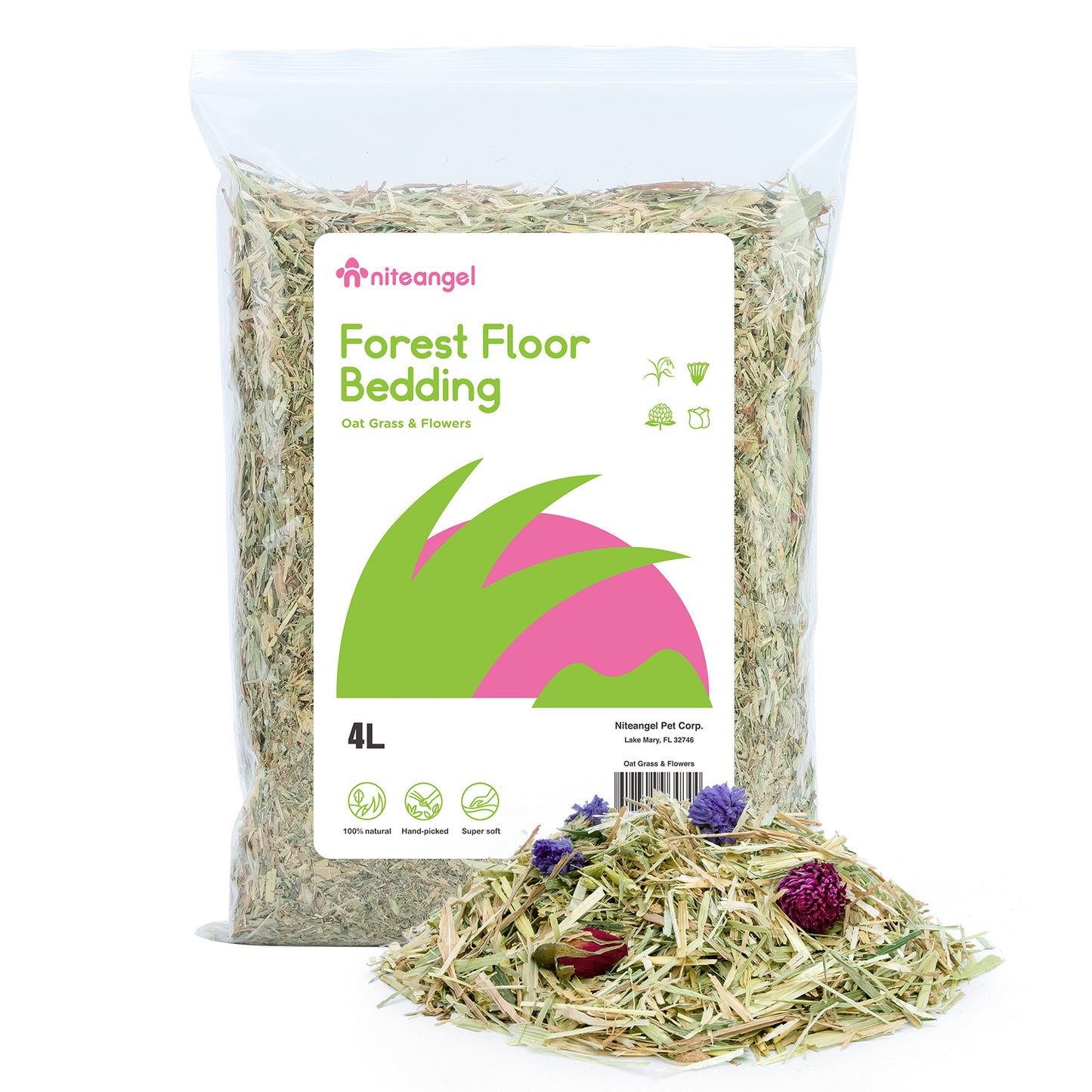 Niteangel Natural & Soft Hamster Bedding〔Forest Floor Series〕 - Niteangel Pet CA