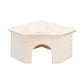 Niteangel Birch Chamber-Maze Hamster Hideout〔Triangle-Shaped Hamster Hut〕 - Niteangel Pet CA
