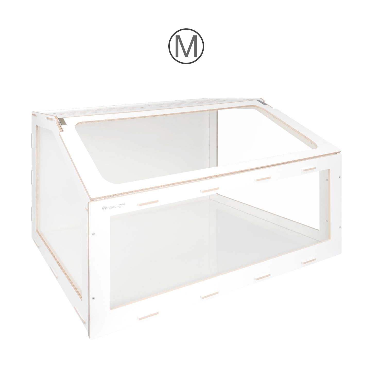 Niteangel Vista Hamster Cage W/ Oblique Opening - MDF Aspen Small Animal Cage - Niteangel Pet CA