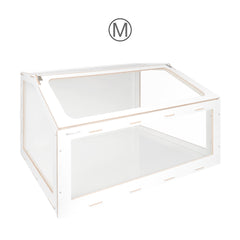Niteangel Vista Hamster Cage W/ Oblique Opening - MDF Aspen Small Animal Cage - Niteangel Pet CA