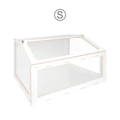 Niteangel Vista Hamster Cage W/ Oblique Opening - MDF Aspen Small Animal Cage - Niteangel Pet CA